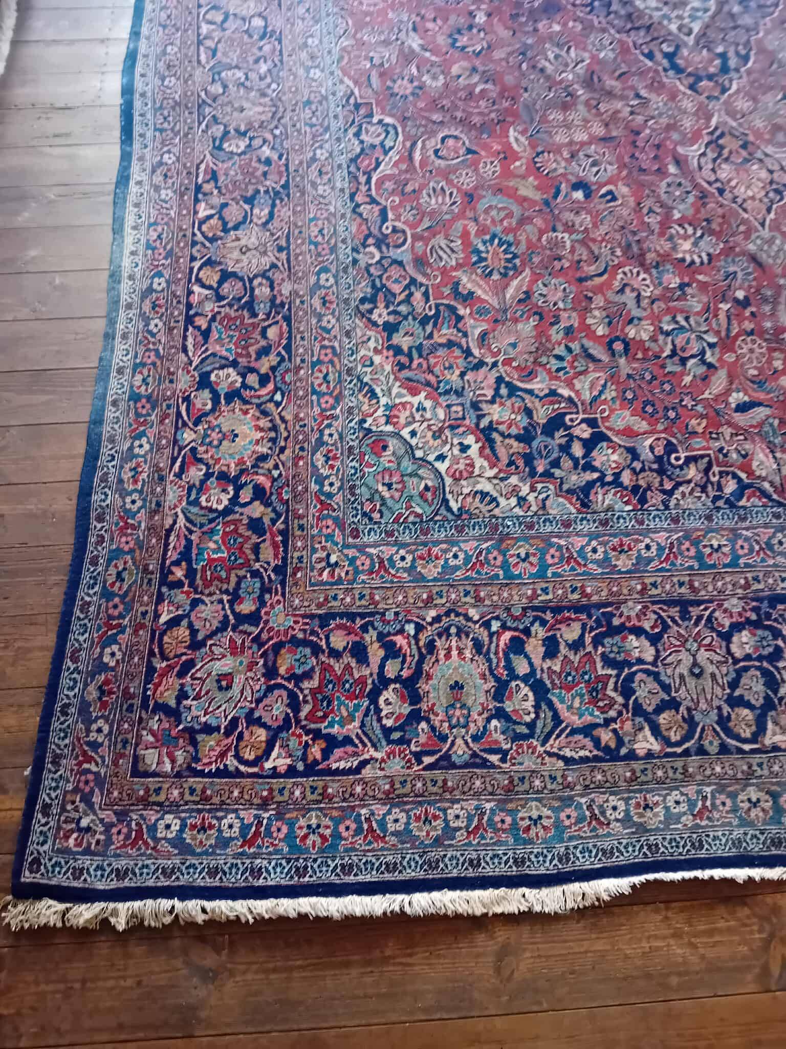 Antique XXL Persian Tabriz Rug 360x253cm