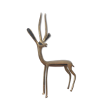 Brass Gazelle 1950s