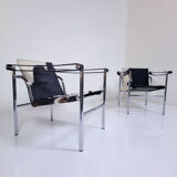 LC1 armchairs, Le Corbusier,  Cassina