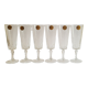 Set de 6 flûtes à champagne Cristal d'Arques 16cl Versailles vintage