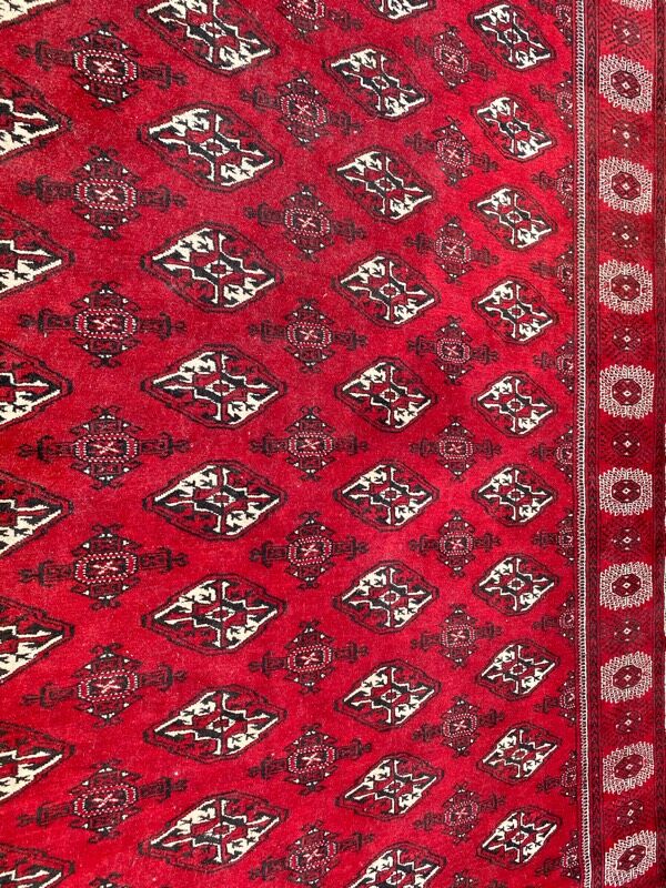 Vintage carpet bukhara afghan 196x274 cm