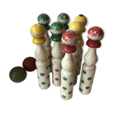 Bowling old toy wooden