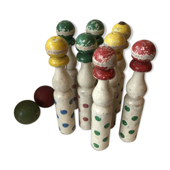Bowling old toy wooden