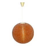Suspension orange Sugar ball by John and Sylvia Reid from the 1960s.