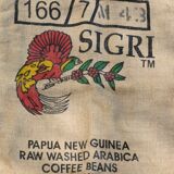 New Guinéa coffee jute bag
