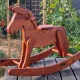 Rocking Horse La Varlope Solid Pine Wood Toy Child