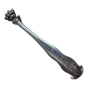 Pince à sucre en argent massif