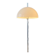 Vintage GEPO Space Age mushroom floor lamp, white acrylic glass shade.
