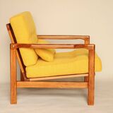 Scandinavian retro yellow armchair by Z.Baczyk 1965