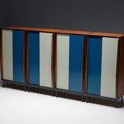 Modernist wardrobes by Willy Van Der Meeren for Tubax, Belgium, 1950s