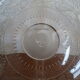Plate with crystal heel engraved Saint Louis / Baccarat 19th century - 21.5 cm