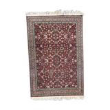 Vintage Turkish carpet Hereke end knoated hand 150x225 cm