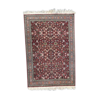 Vintage Turkish carpet Hereke end knoated hand 150x225 cm