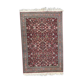 Tapis vintage turc Hereke fin noué main 150x225 cm