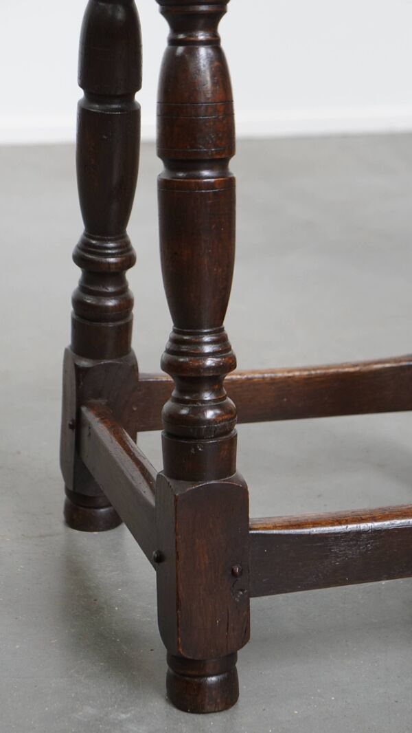 Tabouret / Tabouret articulé / Table d'appoint anglais antique du XVIIIe siècle