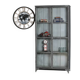 Black library in industrial style