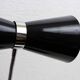 Diabolo desk lamp in black metal