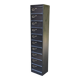 Industrial storage column cabinet Bisley in black metal