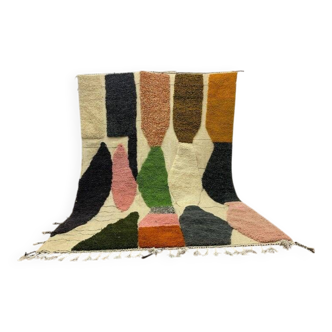 Traditional handmade pure wool rug, size 150 x 250 cm