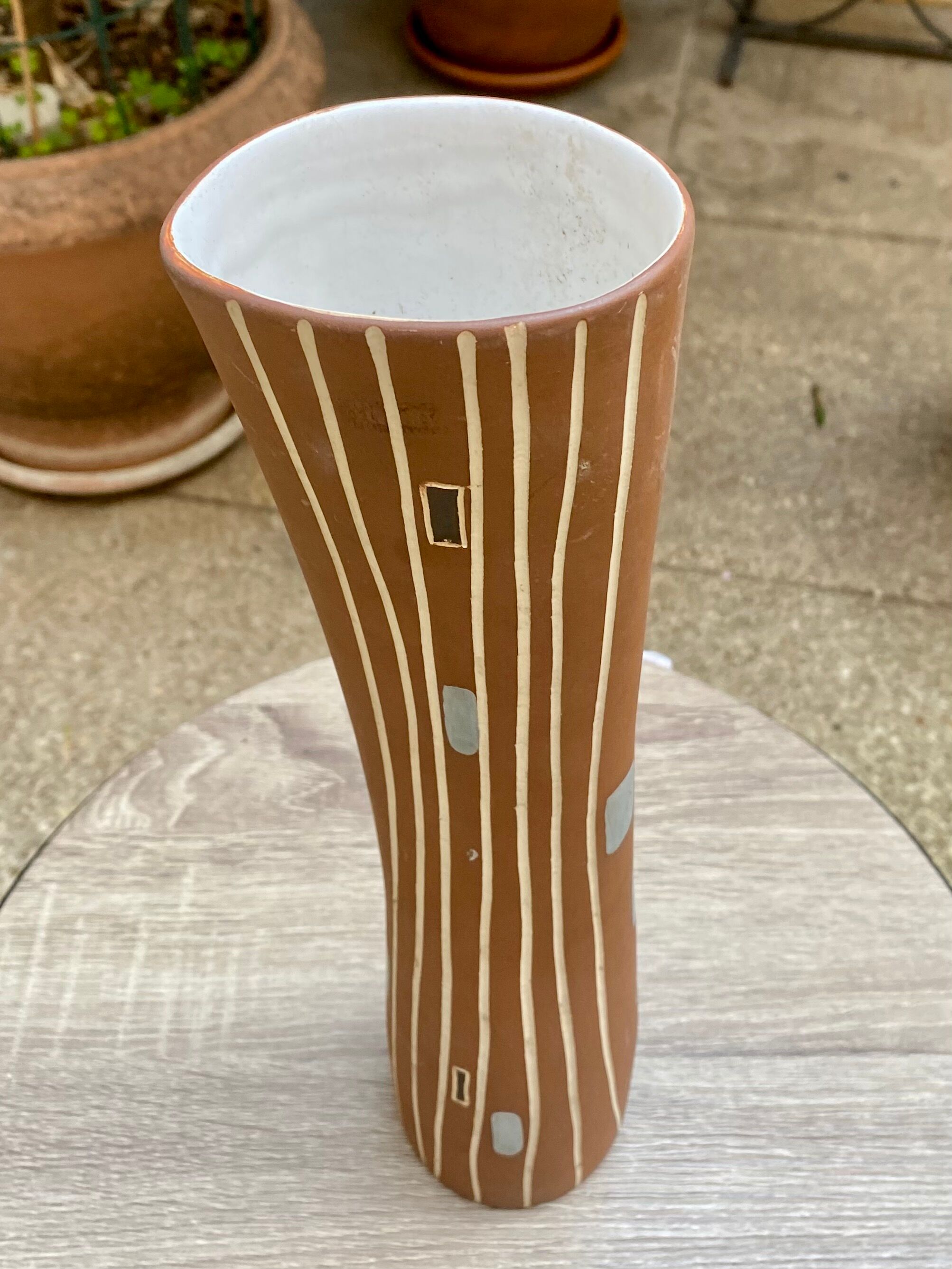 Ceramic vase year 50