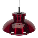 Red Glass Doria Lights Pendant Lamp