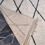 Handmade Moroccan rug, authentic Berber rug, 150/250cm.