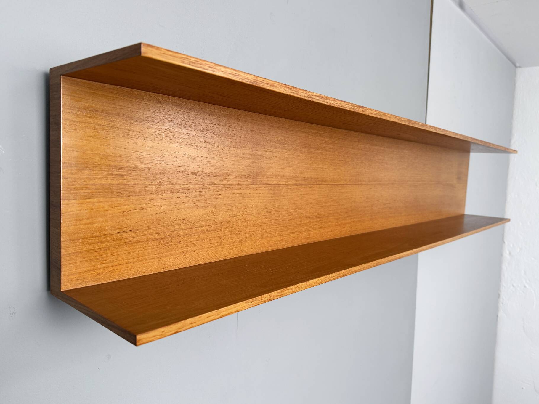 Teak Wall Shelf by Walter Wirz for Wilhelm Renz, 1960s