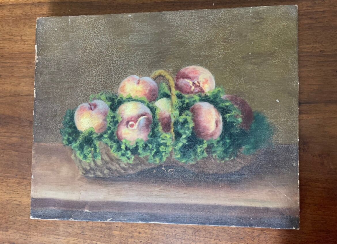 Old still life painting