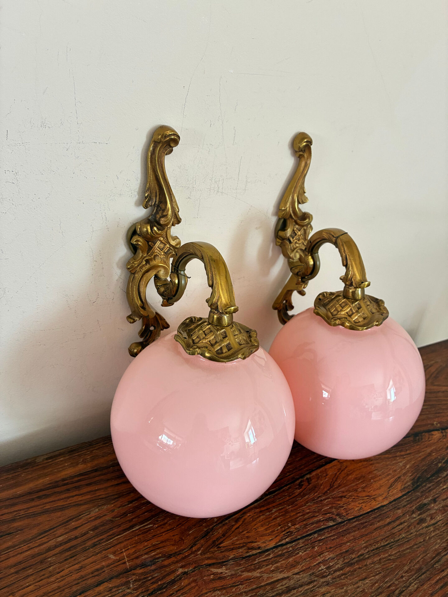 Pair of antique wall sconces