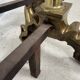 Important pair of brass log holders from the 20th century.