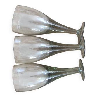 3 glasses of Biot 23 cm