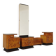 Jindrich Halabala dressing table and bedside tables for Up Zavody 1950