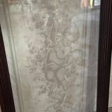 Etched glass door, 1890s