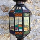 Multicolored oriental lamp