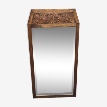 Mirror wood carved 51x97cm