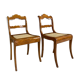Ensemble de 2 chaises Biedermeier, Autriche, début du 19ème siècle
