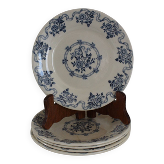 Assiette Gien x5 modèle Osborne 1875