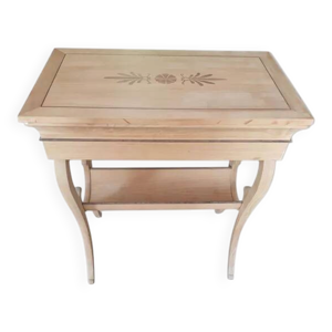 Console en marqueterie