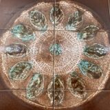 Coffee table in wood and ceramic attributed to Juliette Belarti alias Julien de Covemaeker