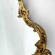 Antique brass french wall mirror