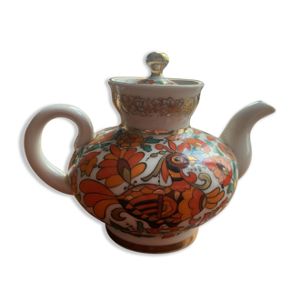 Individual russian porcelain teapot