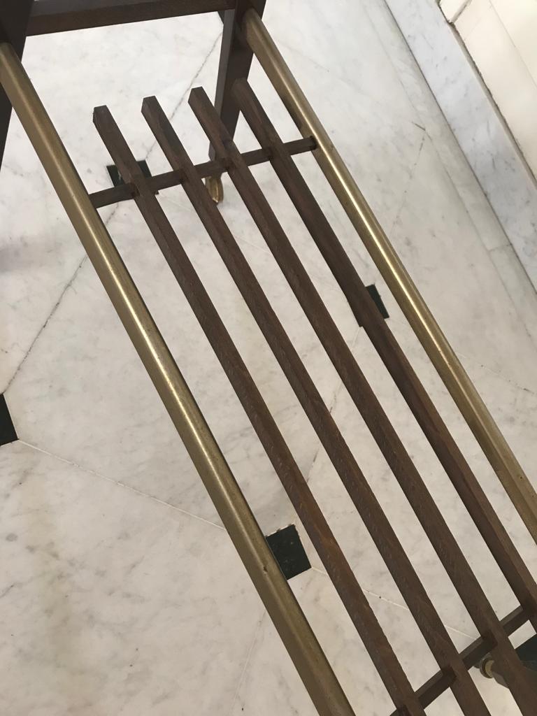 Vintage TV cabinet with wheels 60s