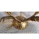Pair of 1960s gold-tone metal wall sconces