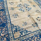 Tapis ancien chinois pékin fait main 194x260 cm