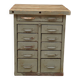 Meuble à tiroirs Militaire en métal 1950