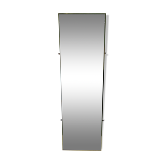 Miroir rectangle doré années 70
