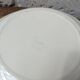 Round hollow serving dish in Salins earthenware model Nénuphar 28.5cm