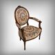 Paire de fauteuils en hêtre, style Louis XVI – début XXe