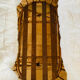 Bamboo, rattan, wicker cradle bassinet from the 1960s with a foldable support.