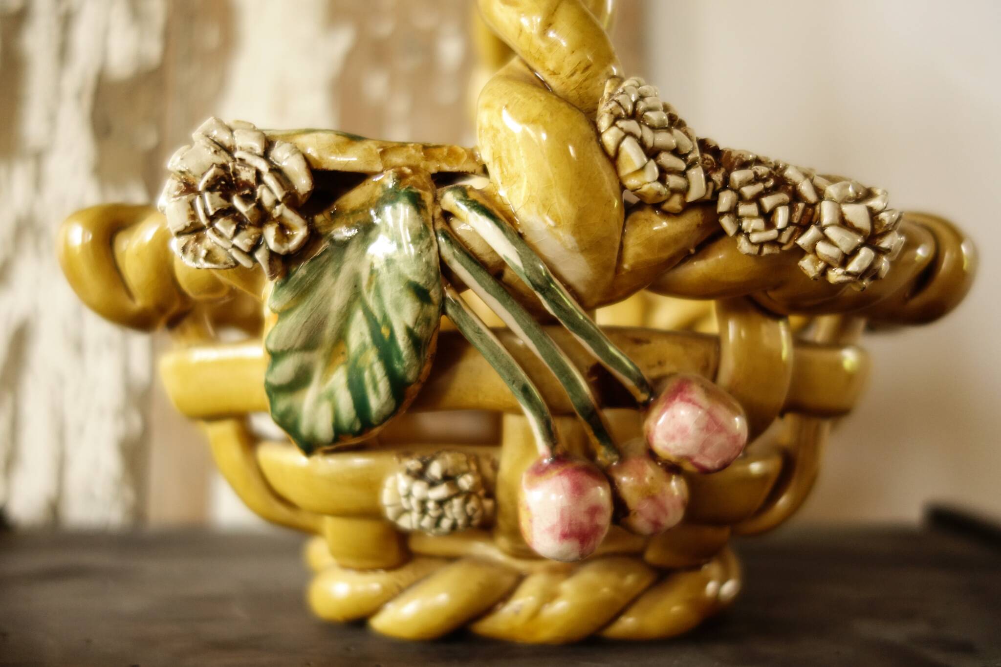 Slush fruit basket from the 1950s.